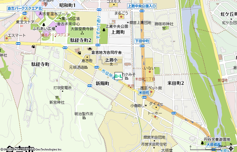 アザレアコンタクトレンズ（井東眼科）付近の地図